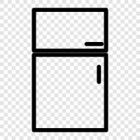 refrigerator, freezer, ice maker, icemaker icon svg