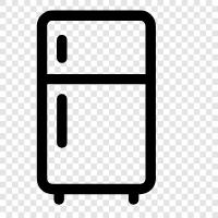 refrigerator, freezer, food, groceries icon svg