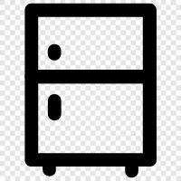 refrigerator, freezer, coolers, air conditioning icon svg