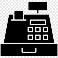 Register, register machine, cash register, sales ikon svg