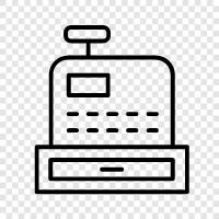 Register, Cash, Registering, Accounting icon svg