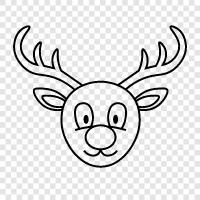 reindeer antlers, reindeer migration, reindeer husband, reindeer icon svg