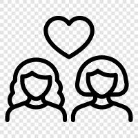 relationship, love, dating, singles icon svg