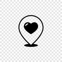 relationship, symbols, hearts, love icon svg