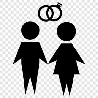 relationship, love, couplehood, committed icon svg