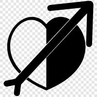 relationships, dating, Cupid, hearts icon svg