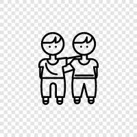 relationships, best friends, best friends for life, true friends icon svg