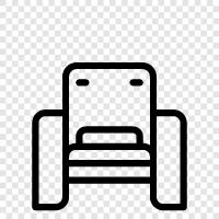 relax, chair, comfortable, relaxation icon svg