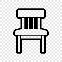 Relaxing, Seating, Furniture, Ottoman icon svg