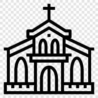 Religion, Worship, Church services, Religious services icon svg