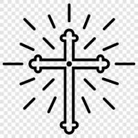 religion, Christianity, Jesus, cross icon svg