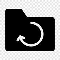 reload, reloading, reloading folder, empty reload folder icon svg