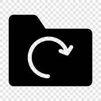 reload, reloading, reloading folder, reloading files icon svg