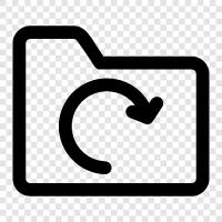 reload, folder, files, save icon svg