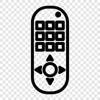 Remote, Controls, Wireless, Entertainment icon svg