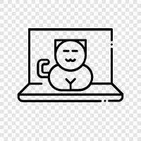 remote work, telecommuting, flexible work, telework icon svg