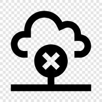 Удалить облако из, удалить облако из Хрома, удалить облако из Firefox, удалить Значок svg