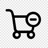 Remove from shopping cart, Remove from cart, Remove, Remove from basket icon svg