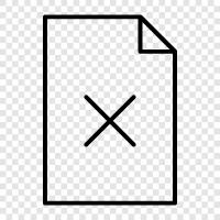 Remove Text, Remove Text from Document, Remove Text from Page, Delete Document icon svg