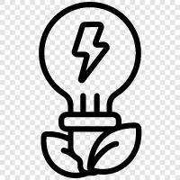 renewable energy, clean energy, sustainable energy, ecofriendly energy icon svg