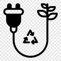 renewable energy, sustainable living, ecofriendly, renewable resources icon svg