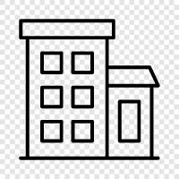 rent, apartments, rental, housing icon svg