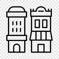 rental, condo, townhome, house icon svg