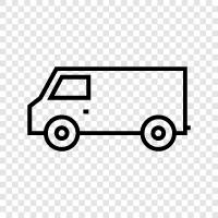 rental, cars, vans, rental cars icon svg