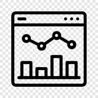 report management, business intelligence, data analysis, report creation icon svg