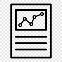 report writing, research, data, statistics icon svg