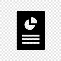 reports, business, financial, financial report icon svg