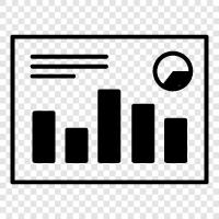 raporlar, veriler, görselleştirme, metrikler ikon svg