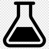 Forschung, wissenschaftliche, chemische, analytische symbol