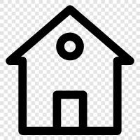 residence, living, family, home icon svg