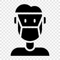 Respirator, Protection, Safety, Hygiene icon svg