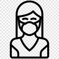 respirator, respirator filter, dust mask, smoke mask icon svg