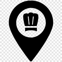 restaurant address, restaurant location map, restaurant reviews, restaurant location icon svg