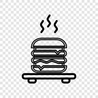 restaurant food, fast food, junk food, healthy food icon svg