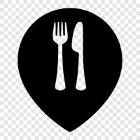 restaurant map, restaurant review, restaurant guide, best restaurant icon svg