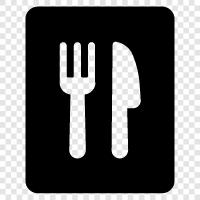 restaurant, food, cuisine, dishes icon svg