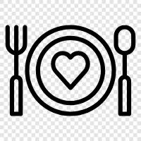 restaurants, food, cuisine, dining out icon svg