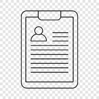 resume builder, resume tips, resume examples, resume templates icon svg