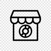 retailers, shopping, shopping malls, shopping centres icon svg