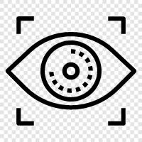 retina, medical device, ophthalmology, retinal scanning icon svg