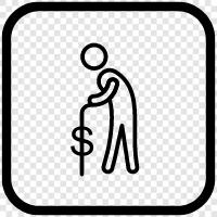 retirement, savings, investments, income icon svg