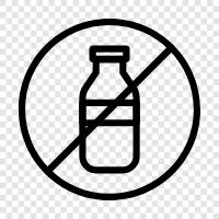 многоразовая бутылка, без пластмассы, экологически безопасная, устойчивая Значок svg