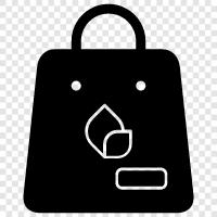 reusable grocery bag, bag for groceries, cloth, Eco Bag icon svg