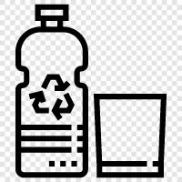 reusable water bottle, stainless steel water bottle, sport water bottle, water bottle icon svg
