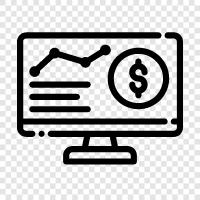 revenue cost, cost of sales, gross margin, operating margin icon svg