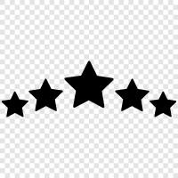 reviewing, rating system, rating scale, rating stars icon svg